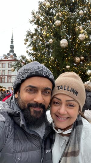 Jyothika Instagram - 2024 - a year full of travel ❄️
January : Finland (Arctic circle) ✅

Special thanks to @kakslauttanen_arctic_resort and team for the warmth and hospitality!