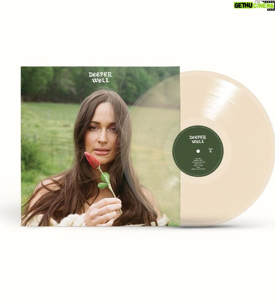 Kacey Musgraves Instagram - 𝐼’𝓋𝑒 𝒻𝑜𝓊𝓃𝒹 𝒶… deep love of sweater vests, tbh. Also - fun fact: the cassette is made out of recycled plastic.🐑 Album out March 15. Link in bio.
