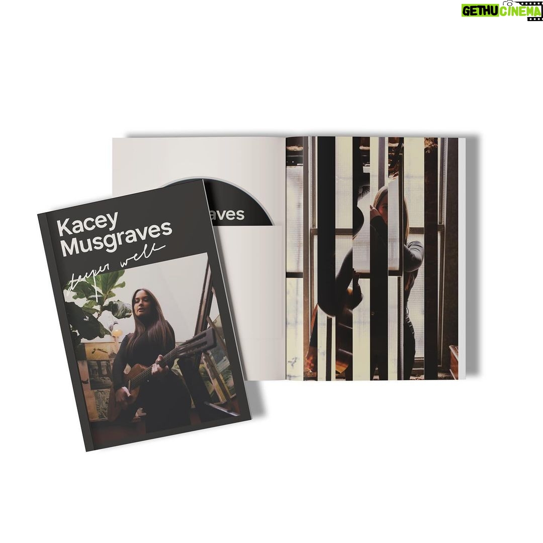 Kacey Musgraves Instagram - Onto the next chapter (literally.) Made a yummy 84 page zine full of photos, lyrics, thoughts behind the songs and the making-of. Comes with a CD. š¤ Available in bio link, at @barnesandnoble, and indie record shops. This (and all merch) designed by @mackenziekmoore Photos: @austinroa @kellychristinephoto Electric Lady Studios