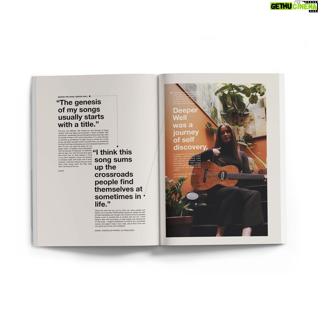Kacey Musgraves Instagram - Onto the next chapter (literally.) Made a yummy 84 page zine full of photos, lyrics, thoughts behind the songs and the making-of. Comes with a CD. š¤ Available in bio link, at @barnesandnoble, and indie record shops. This (and all merch) designed by @mackenziekmoore Photos: @austinroa @kellychristinephoto Electric Lady Studios
