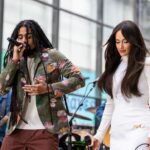 Kacey Musgraves Instagram - A highlight of this life - vibing on moss with @skipmarley. 🤎 Live moss + fauna by @theresariveradesign Today Show