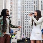 Kacey Musgraves Instagram - A highlight of this life - vibing on moss with @skipmarley. 🤎 Live moss + fauna by @theresariveradesign Today Show
