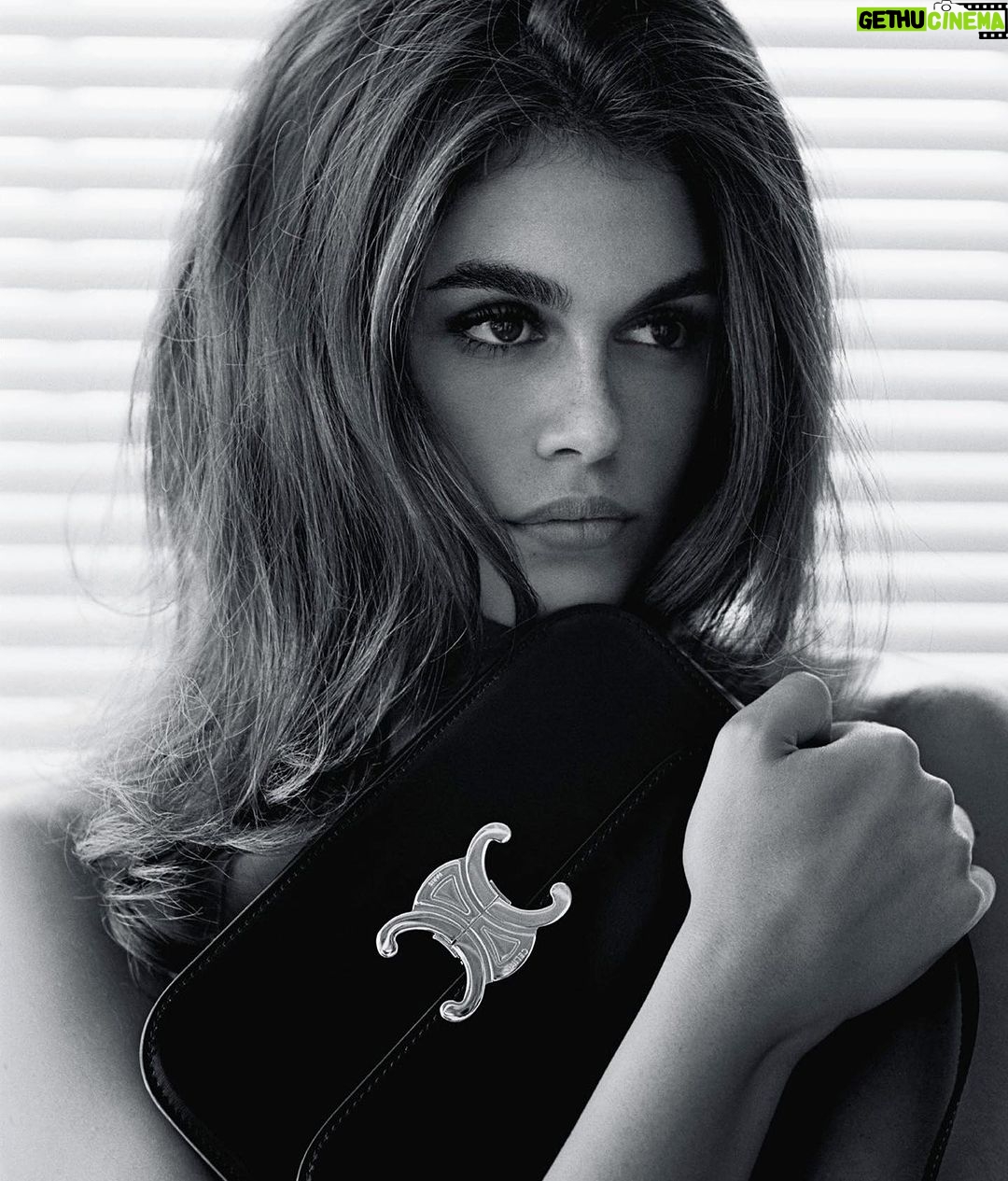 Kaia Gerber Instagram - cover of @drepubblicait by @alasdairmclellan ♥️ for my @celine family