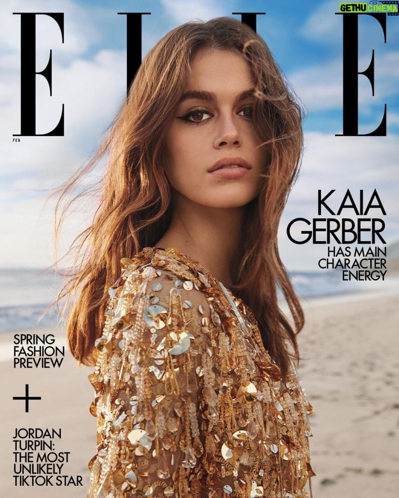 Kaia Gerber Instagram - @elleusa by the most magical and attentive unicorn @cassblackbird thank you 🫶🏼 @celine