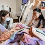 Kaia Gerber Instagram - What a treat!  @kaiagerber’s patient visit brought a magical blend of enchanting story time, Waldo hunts, joyful singing, a dash of Spiderman fun, and, most importantly, an abundance of heartwarming smiles. 😊📚💙 Thank you for Making March Matter and spreading joy to our young patients! #MakeMarchMatter Children's Hospital Los Angeles
