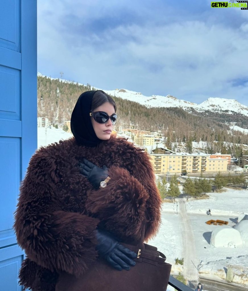 Kaia Gerber Instagram - beautiful st. moritz with my @omega family