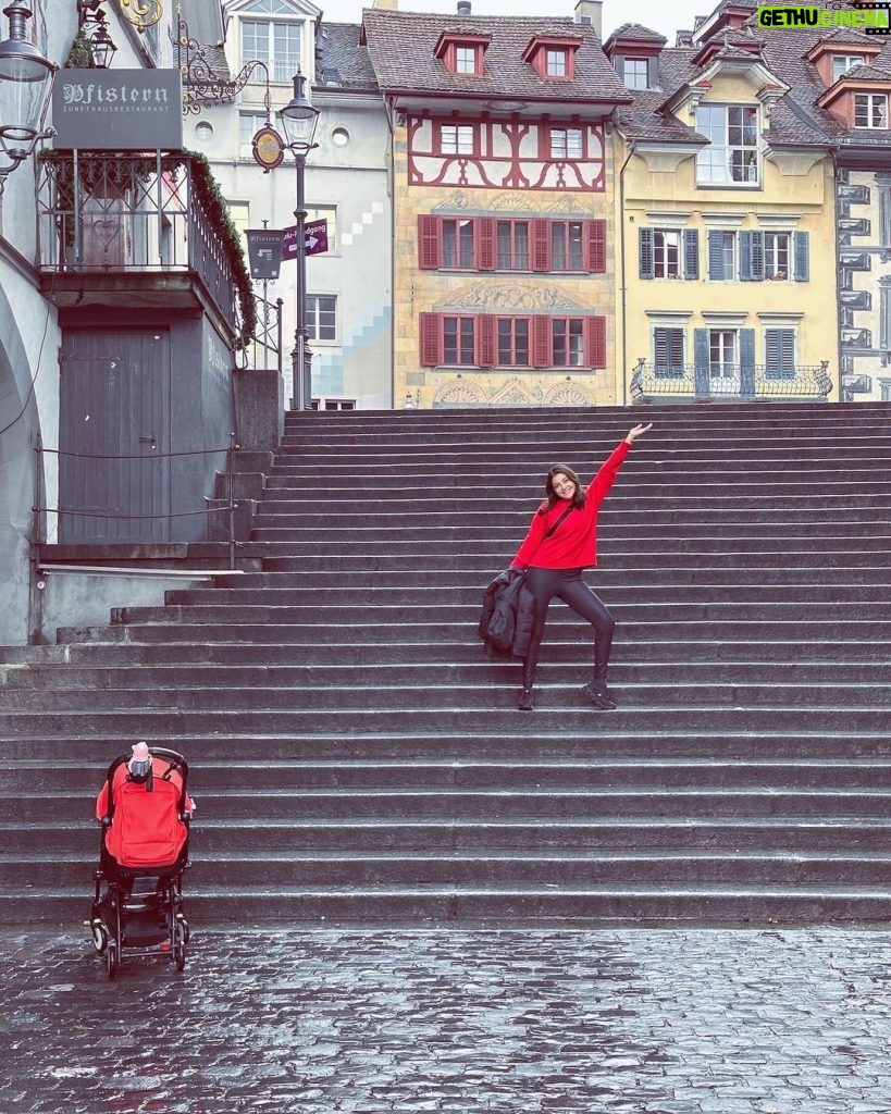 Kajal Aggarwal Instagram - #postcard Luzern Oldtown