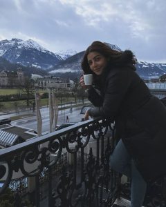 Kajal Aggarwal Instagram - Winterlaken ❄️ Victoria-Jungfrau Grand Hotel & Spa, Interlaken