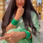 Kajal Raghwani Instagram - Pagli tere pyaar me hum bhi pagletwa ho gaye hai 🧿🥰✨☘️🤪 @chhotebaba 😇