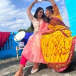 Kajal Raghwani Instagram - Missing you @rinkughosh_official ✨♥️🫶🧿☘️ My Laughing Partner 😘 See You Soon 😇