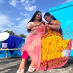 Kajal Raghwani Instagram - Missing you @rinkughosh_official ✨♥️🫶🧿☘️ My Laughing Partner 😘 See You Soon 😇