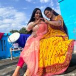 Kajal Raghwani Instagram - Missing you @rinkughosh_official ✨♥️🫶🧿☘️ My Laughing Partner 😘 See You Soon 😇