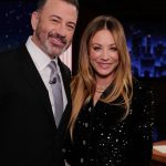 Kaley Cuoco Instagram - Tonight! Always a blast and full of laughs @jimmykimmellive ✨ !! 🩷 enjoy! 💋 thank you glam !! @bradgoreski @hairbymarilee @jamiemakeup @lubastailoring 🥰