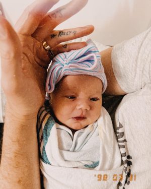 Kaley Cuoco Instagram - 💓 3-30-23 💓 Introducing, Matilda Carmine Richie Pelphrey, the new light of our lives! We are overjoyed and grateful for this little miracle 💓 Thank you to the doctors , nurses , family and friends who have helped us immensely over the last few days. We are blessed beyond belief 💗 @tommypelphrey didn’t think I could fall even more in love with you , but I did 💗