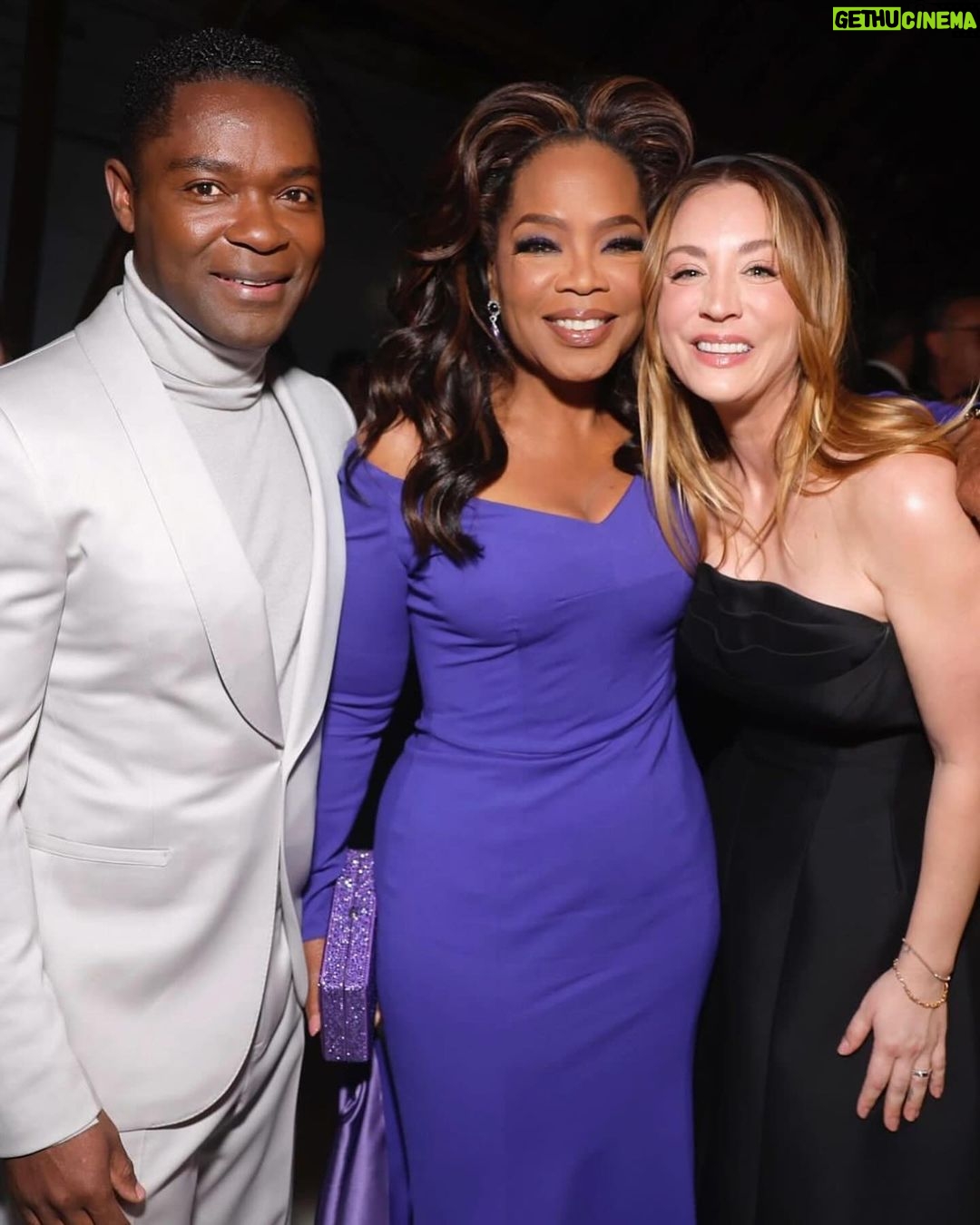 Kaley Cuoco Instagram - Oprah π ( and @davidoyelowo of course but itβs @oprah ) π @criticschoice