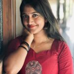 Kalyani Anil Instagram - It’s in her eyes ♥️ 👗 @ar_handlooms_kuthampully Kuthiramalika Palace