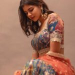 Kalyani Priyadarshan Instagram - Hope everyone’s been having a great Diwali season filled with love, family and friends 🪔 Here’s me wearing my favorite diwali gift this year - an outfit that my suuuper talented didi personally made for me from her collection at @aadyas.boutique . Love you @sandeepaa.arora didi 🤗♥️
