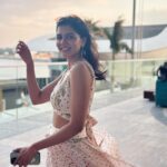 Kalyani Priyadarshan Instagram - Fragments of an unforgettable week that I kinda wish never ended 🙃🥰♥️… @harshwedskanchan #belikewater (PS : you know it was a great wedding when you have little to no usable photos with the actual bride and groom) Abu Dhabi, United Arab Emirates