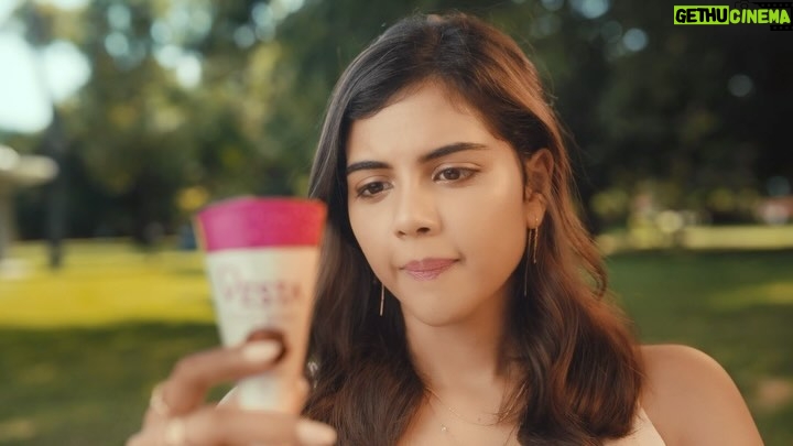 Kalyani Priyadarshan Instagram - Get ready to taste the creamiest, dreamiest ice cream ever - Vesta Ice Cream! 🎉 I’m so happy to be the face of a brand that truly values quality and flavour. Each bite is a promise of sweet satisfaction and pure joy! Are you guys ready to join me on this delicious adventure? #NewLaunch #VestaIceCream #IndulgeWithVesta #TasteTheJoy #VestaVariety