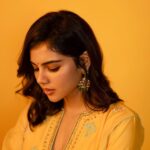 Kalyani Priyadarshan Instagram - Dressed as bright as Fathima for @seshammikeilfathimathemovie promos! The film is out in Theaters Nov 17th!