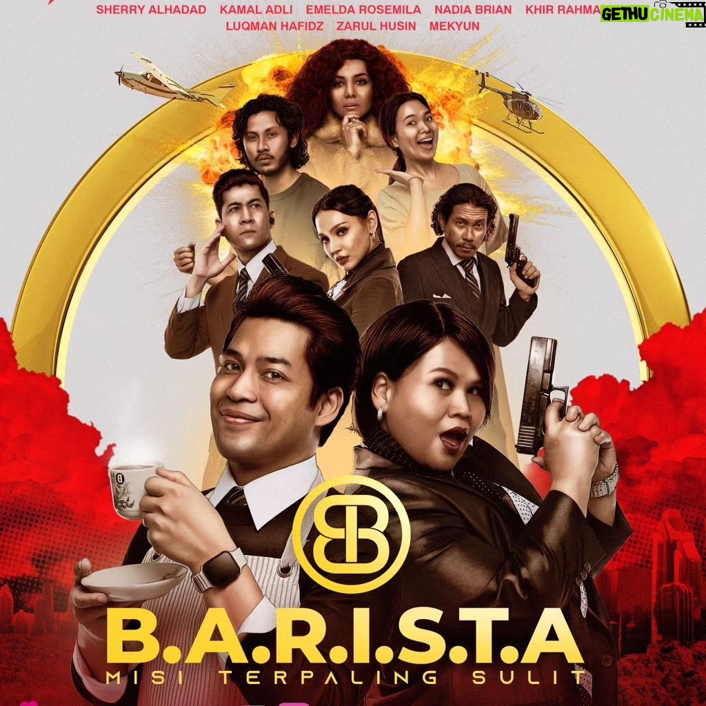 Kamal Adli Instagram - 😎AKAN DATANG😎 Gempak Original Series B.A.R.I.S.T.A : Misi Terpaling Sulit di Astro Ria & Astro Go bermula 24 Ogos 2023 jam 11 malam. Arahan & Sinematografi @mrlabu8886 terbitan @ariezaharieproduction @astrogempak @sherry_alhadad @kamaladli @emeldarosemila @nadia.brian @kei_ramoss @azizmosman @luqmanhafidzx @zarulumbrella @theonlyfauzinawawi @amyzaaznankaaia @divaazwanaliofficial @mariafarida @tonyeusoff @rajaazmi @mekyunn @sadiqasque @radenzaharatul #GempakOriginalSeries #BARISTA #MisiTerpalingSulit #ActionComedy