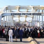 Kamala Harris Instagram - On this hallowed ground at the foot of the Edmund Pettus Bridge, 59 years ago, 600 brave souls set out from Selma. Shoulder to shoulder, they marched for the freedoms that were theirs by birth and theirs by right: the freedom to vote. The freedom to be full and equal members of our nation. They knew violence against them was inevitable. They knew they would be surrounded by troopers with nightsticks. They knew they might be trampled by horses. Even so, they marched forward, but they were forced to retreat. And yet, they would not be deterred. They returned to this bridge because they knew what was on the other side: A promise of a future that was more equal, more just, and more free. The challenges we currently face are not unlike the challenges faced by those 600 brave souls. And in this moment we too are confronted with a fundamental question: What kind of country do we want to live in? Do we want to live in a country of freedom, liberty, and justice, or a country of injustice, hate, and fear? We each have the power to answer that question: With our voice, with our feet, and with our vote.