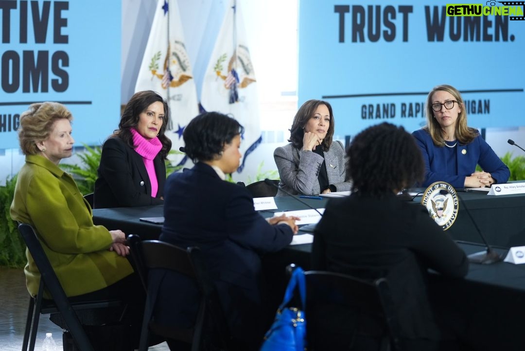 Kamala Harris Instagram - When reproductive freedom was on the ballot, Michiganders voted for freedom. I'm proud to be in the collective fight to secure the American people's rights and freedoms alongside Governor @gewhitmer, Senator @debbiestabenow, Congresswoman @scholten4congress, and more.