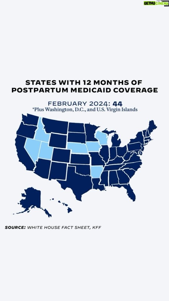 Kamala Harris Instagram - Millions of women in America, in particular in low-income communities, do not have access to adequate postpartum care. We called on states to extend Medicaid coverage for postpartum care from 2 to 12 months. We started with 3 states—now, 44 states have answered the call.