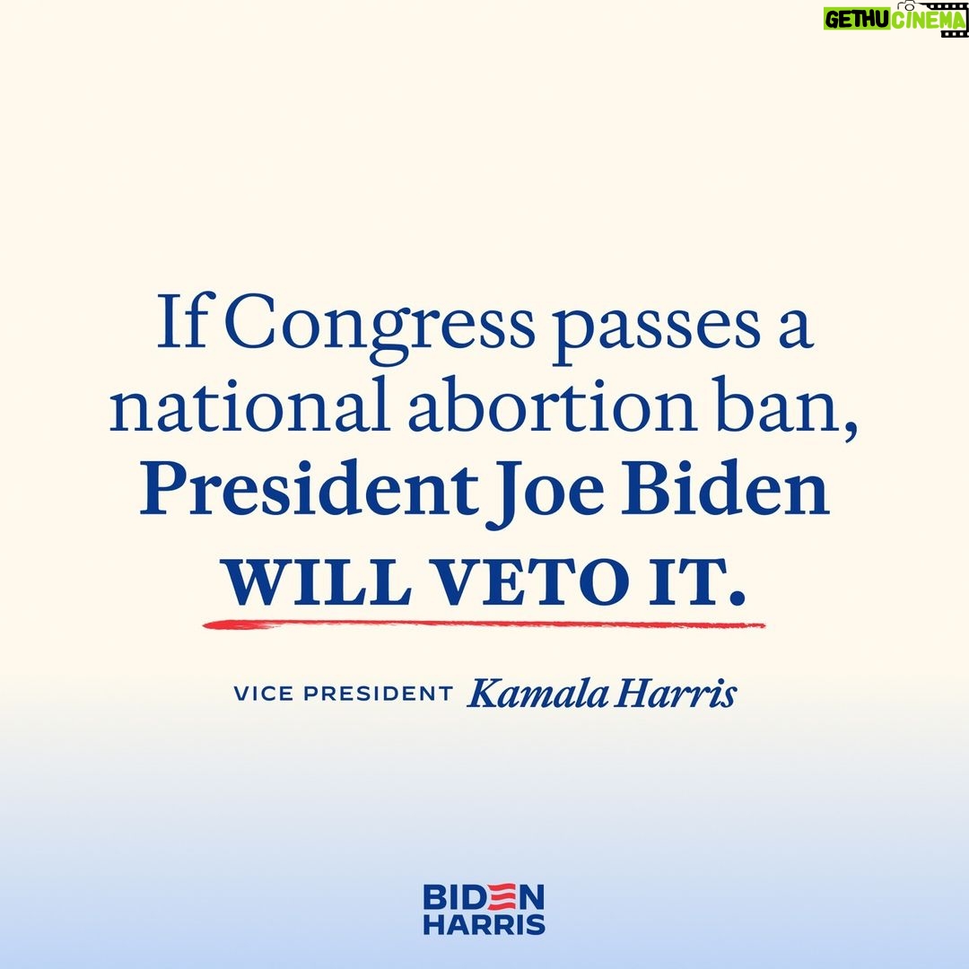 Kamala Harris Instagram - It’s that simple.