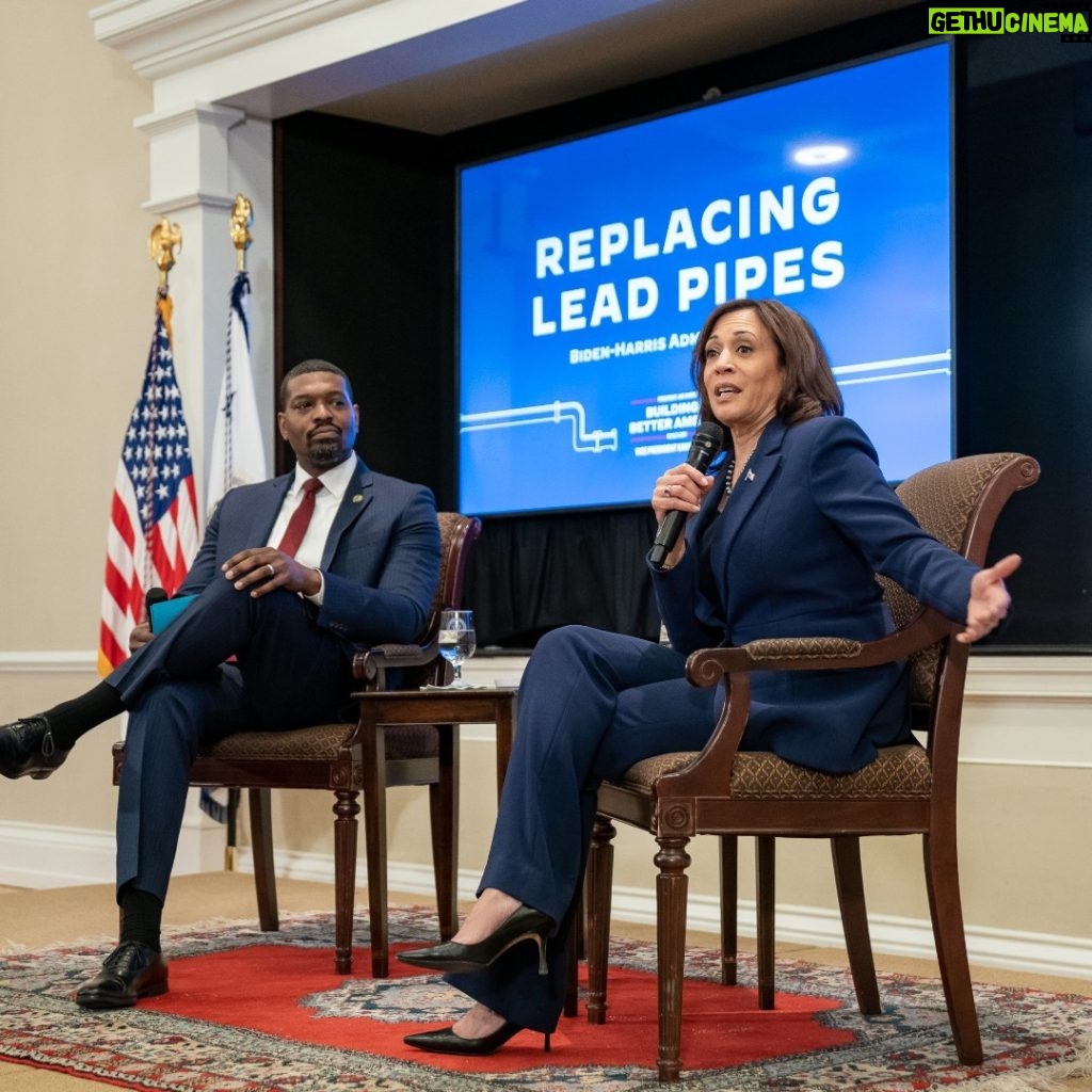 Kamala Harris Instagram - Across our nation, up to 10 million homes and thousands of schools are receiving water through toxic lead pipes. We are taking action to deliver clean drinking water for everyone by removing every lead pipe in America.