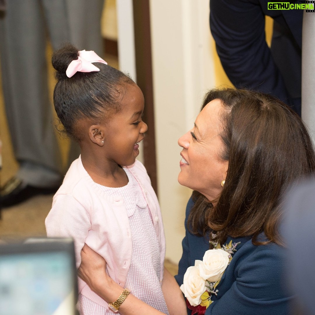 Kamala Harris Instagram - My message to every little girl across our nation on International Women’s Day: dream with ambition. We are committed to lifting up women and girls everywhere because their ambitions and aspirations will change the world.