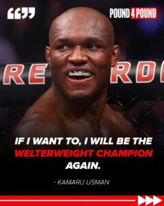 Kamaru Usman Instagram - Whittaker, Imavov, Costa… sound like a lot of people have @usman84kg on their mind… The question stands… Anyone out there think they can do something for the pound for pound champ??