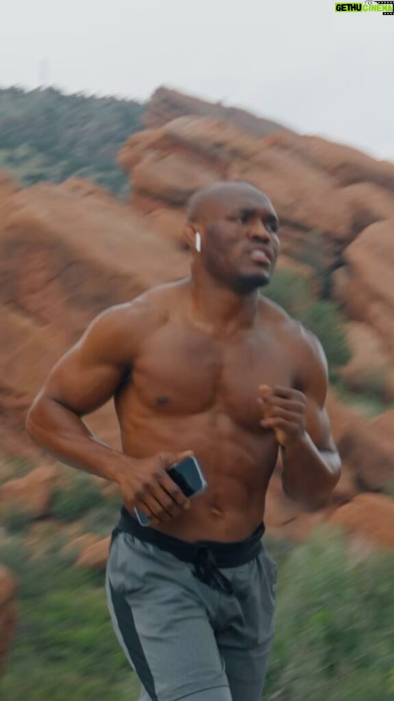 Kamaru Usman Instagram - First time running in 8 years didn’t exactly go as planned lol. Check out part two of my week with Justin Gaethje in camp for his fight this week #ufc291 link in the bio.