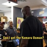 Kamaru Usman Instagram – Some times you need to get behind the counter and run things 😁🫶🏿 

Thank you @shaq and @bigchickenshaq for having me 🙏🏿