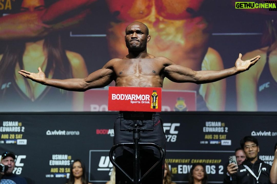 Kamaru Usman Instagram - This year I want to stand as tall as I possibly can and also be as far from the ceiling as possible. I want to stretch my arms and feel no walls. Ultimate Freedom is the goal “st john” 2023 we breakthrough!!!