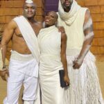 Kamaru Usman Instagram - Such an amazing time getting to see and understand how the art of filmmaking takes place with these amazing performers 🙏🏿🫶🏿 #blackpanther #wakandaforever