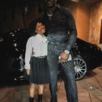 Kamaru Usman Instagram - What an amazing night I get to share with my little lady. I hope one day she will help me remember some of these amazing moments 😍🤗🥰🫶🏿 #misspretty 📸 @patty_cuts Styled: @ugomozie @culturedbyugo Miami, Florida