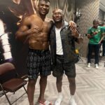 Kamaru Usman Instagram – What a spectacle this was. Congratulations @francisngannou for an amazing performance 👊🏿🌍🤴🏿 #battleofthebaddest