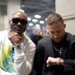 Kamaru Usman Instagram - UFC 296 Done 🤨🤜🏻🤛🏿 📸 @madspkr T-Mobile Arena