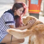 Kanchi Singh Instagram – Paws-itively perfect in every way🫶🏻 
Tag your dog lover friend… 🐶 
.
.
📸 @shadank_photography