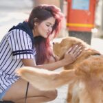 Kanchi Singh Instagram - Paws-itively perfect in every way🫶🏻 Tag your dog lover friend… 🐶 . . 📸 @shadank_photography