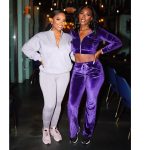 Kandi Burruss Tucker Instagram - We like to party!!! Had so much fun with my girls celebrating @just_aminat at @blazesteakandseafood! #funtimes