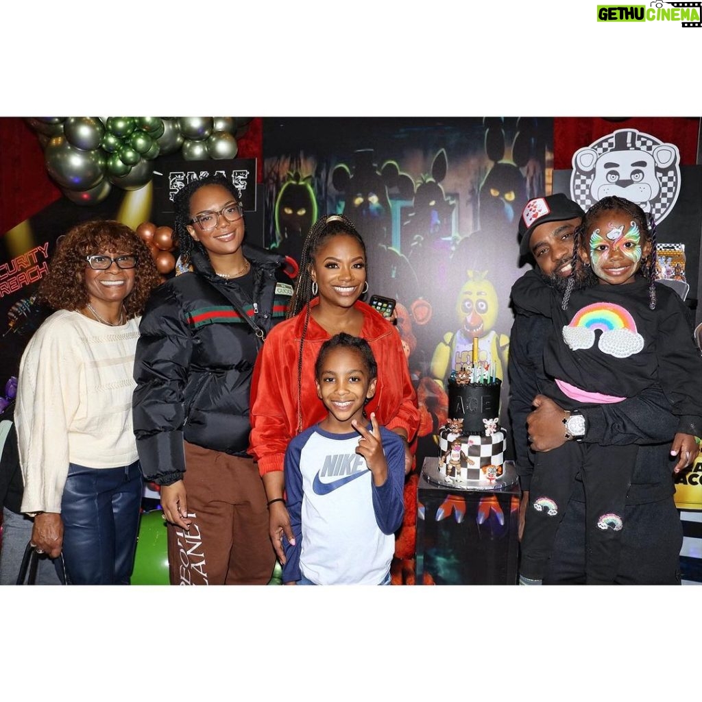 Kandi Burruss Tucker Instagram - We turned up for my baby boy Ace’s 8th bday! The adults had just as much fun as the kids! 🤣🤣🤣 That’s the way it should be!