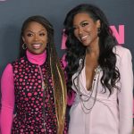 Kandi Burruss Tucker Instagram – On Wednesday we wear pink! Fun times with my girl @kenya for the #meangirls  premiere. It was so fetch! 💓💞