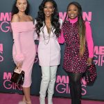 Kandi Burruss Tucker Instagram - On Wednesday we wear pink! Fun times with my girl @kenya for the #meangirls premiere. It was so fetch! 💓💞