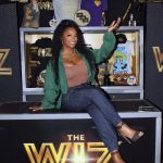Kandi Burruss Tucker Instagram - Stopped by the theater today before the doors opened! Im so grateful to be a producer of one of my favorite musicals of all time. 🙏🏾🙌🏾