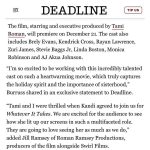 Kandi Burruss Tucker Instagram - Y’all! Im in another movie!!!! I have to send so much love to my girl @tamiroman for casting me in this film to star along side her, @BrelyEvans, & @theajzone. I truly enjoyed every minute with them & I can’t wait for y’all to see “Whatever It Takes”! out on @betplus DECEMBER 21!! 🎄❤️🎄❤️🎄❤️🎄❤️🎄❤️🎄 Literally everyone that worked on this film was amazing! Love y’all!