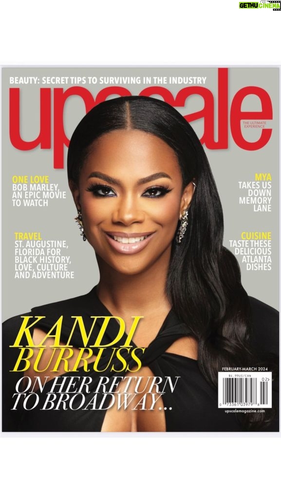 Kandi Burruss Tucker Instagram - Much love to @upscalemagazine for the new cover! Make sure to check out the article! @thewizbway is headed to Broadway March 29th! Don’t miss it!