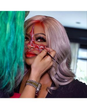 Kandi Burruss Instagram - Come into the #SpiderVerse with us! @todd167 @acetucker @blazetucker 🎃🕸️🕷️

📸 @morrisde 
🎨🖌️ @lahluvie 
💇🏽‍♀️ @sewjodie