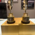 Kandi Burruss Tucker Instagram - It’s always amazing to win with your partner for life! Excited for what’s next! Love you @todd167 ❤️❤️🏆🏆 #dramadeskawardwinner
